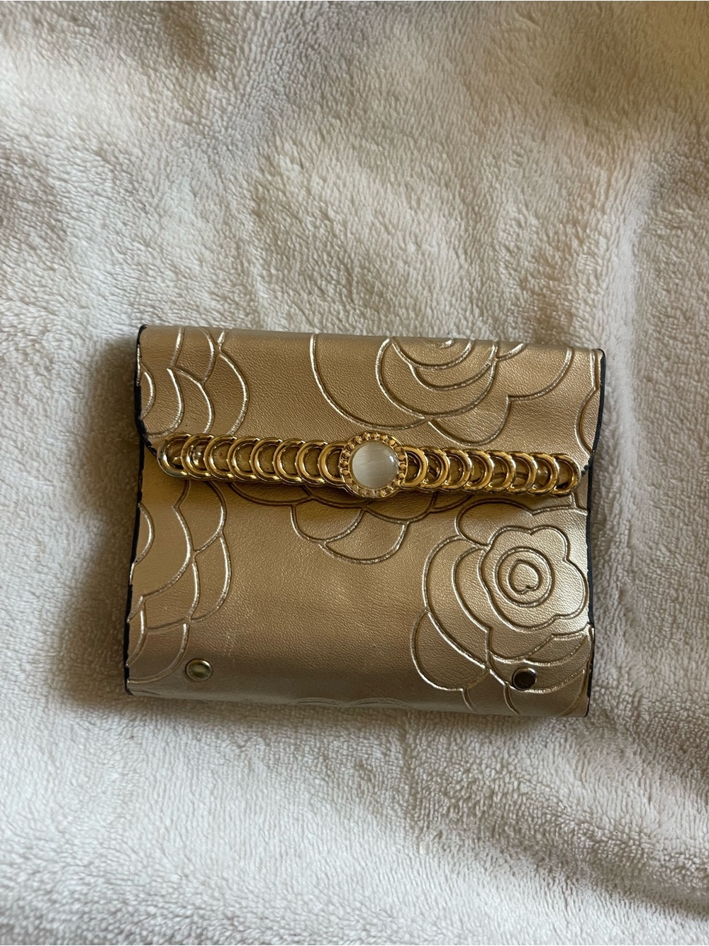 Champagne Gold Card Holder